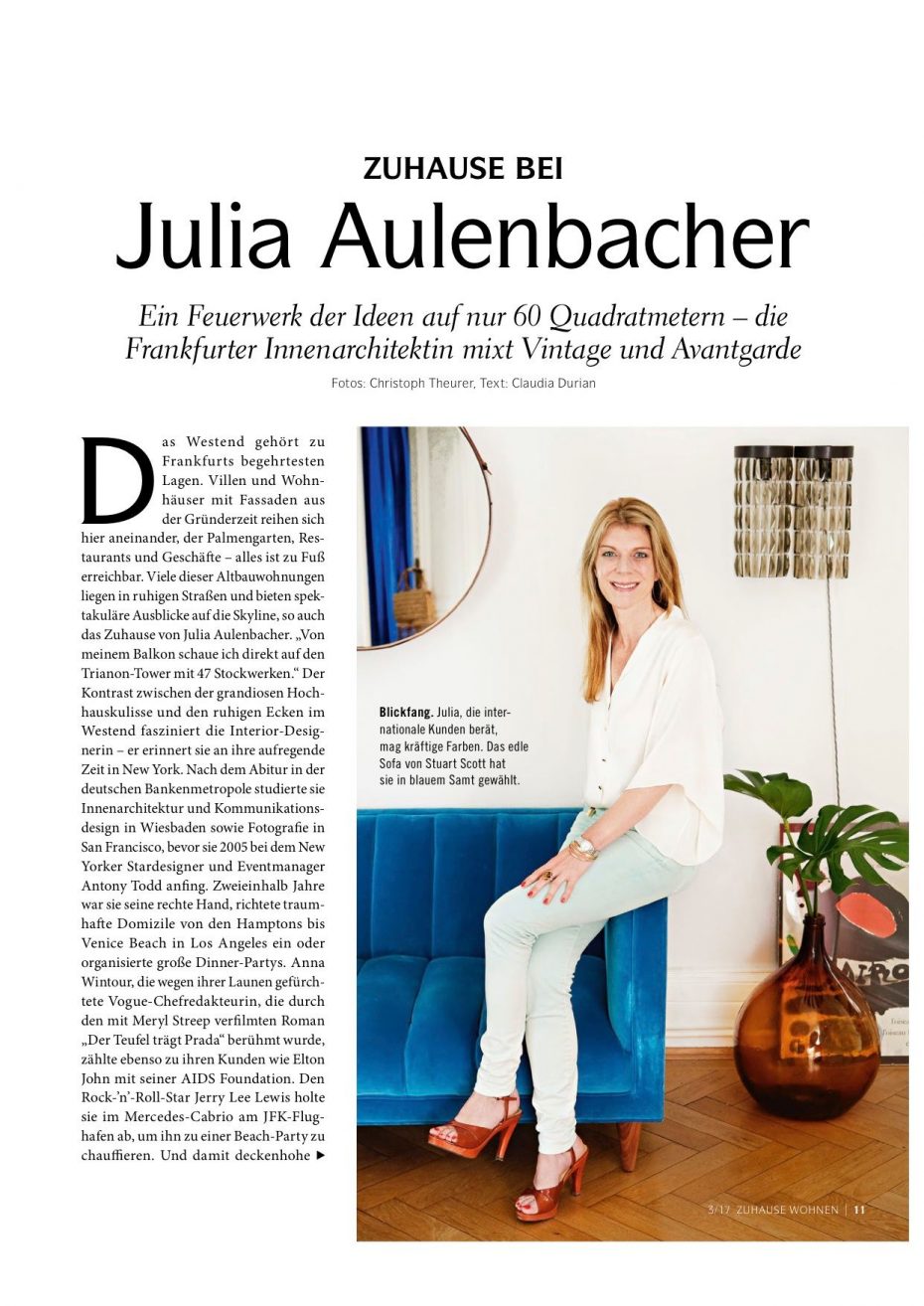 Julia Aulenbacher - Interiors +++ zu Hause wohnen 1